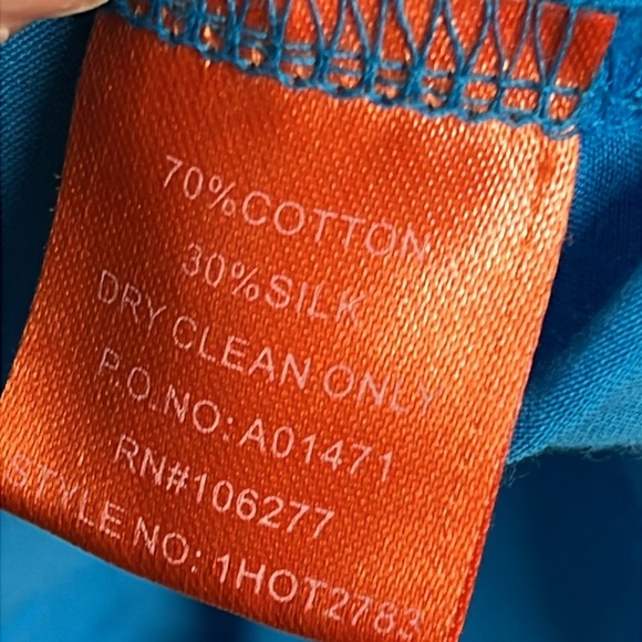 Hale Bob Cabana cotton silk Embroidered Sequin tunic cover-up blouse Size Small - Picture 7 of 14